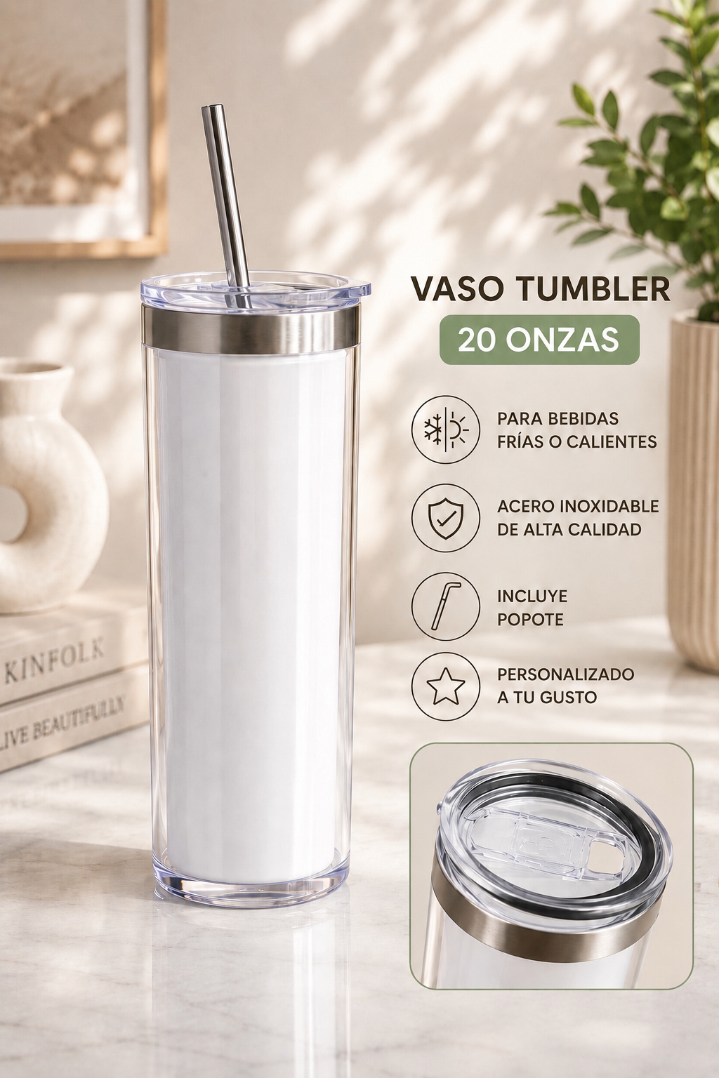 Vaso tumbler 20 onzas